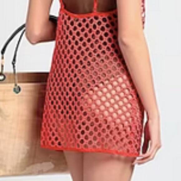 For Love And Lemons Red Swim Coverup - Picture 8 of 14